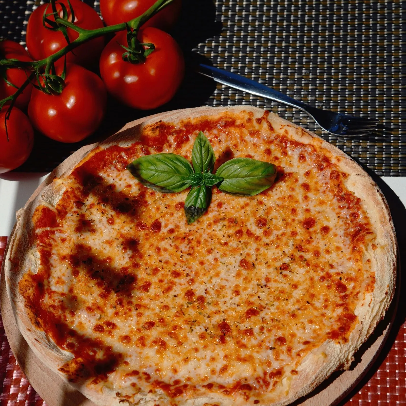 Pizza Margharita sortie du four